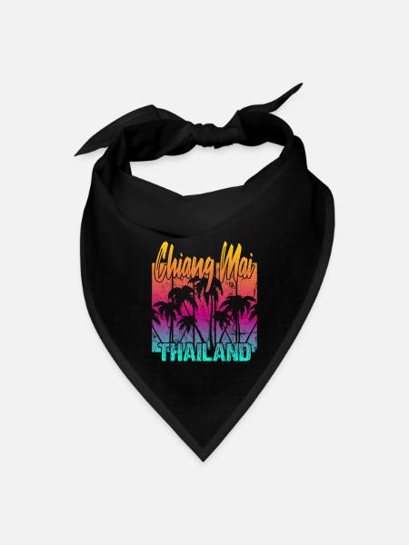 Chiang Mai Thailand - Bandana - black