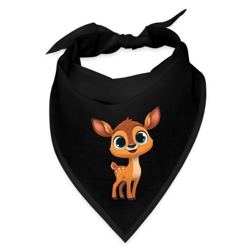 Cute Cartoon Deer with Joyful Big Eyes - Bandana