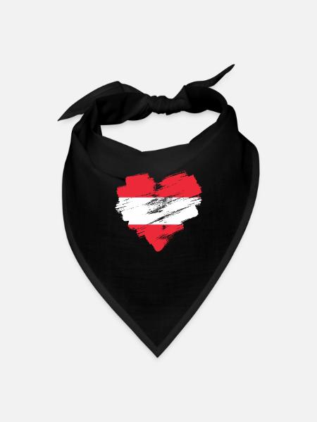 Austria - Bandana - black - Front