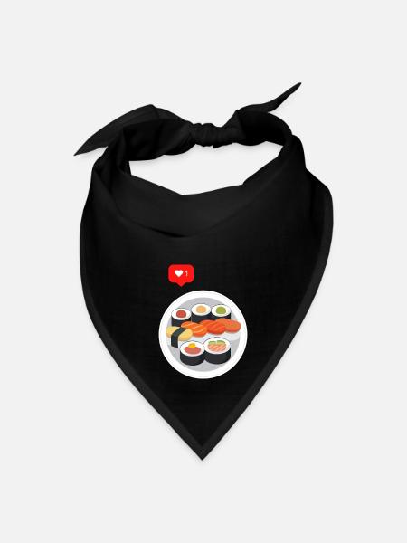 Sushi Lover - Bandana - black
