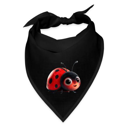 Adorable Cartoon Ladybug with Big Eyes - Bandana