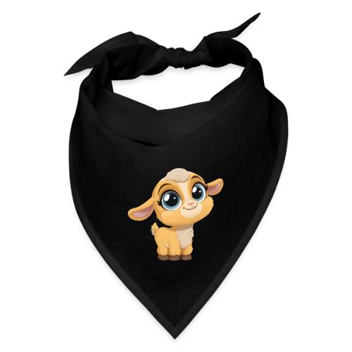 Sweet Cartoon Baby Goat with Joyful Smile - Bandana