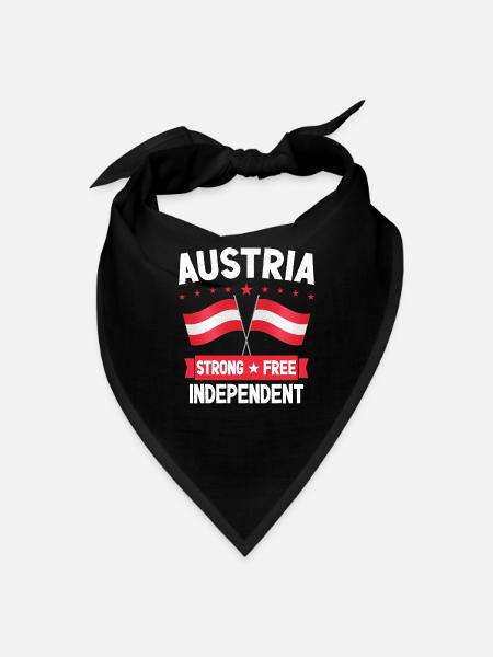 Austria - Bandana - black - Front