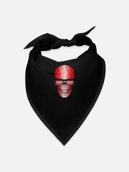 Austria - Bandana - black - Front