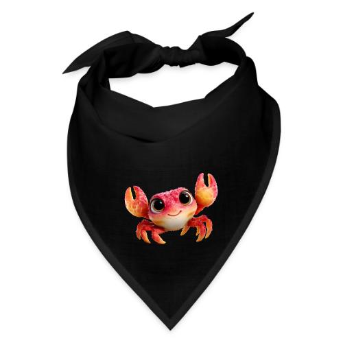 Cheerful Red Baby Crab Character - Bandana