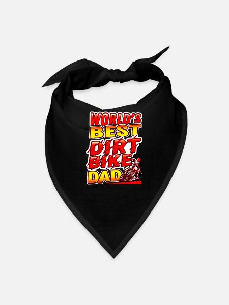 World's Best Dirt Bike Dad - Bandana - black