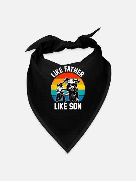 Like Father Like Son Moto Duo - Bandana - black