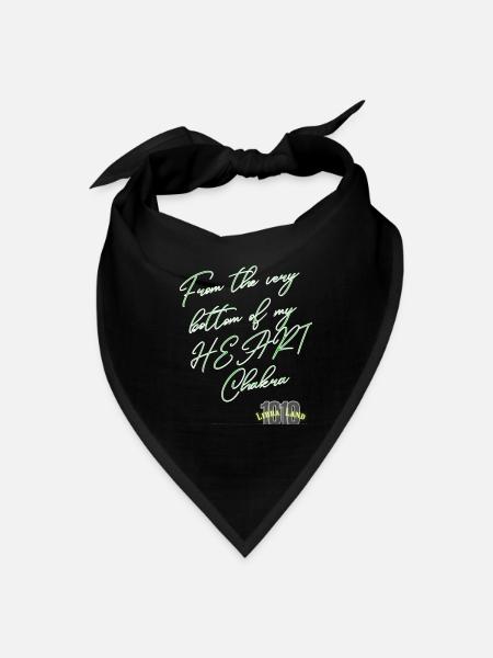 FROM THE BOTTOM OF MY HEART - Bandana - black