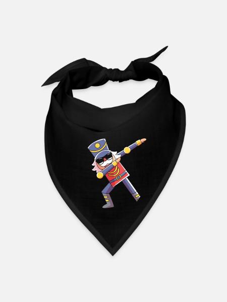 Nutcracker Ballet Nutcracker Dabbing Toy Soldier - Bandana - black - Front