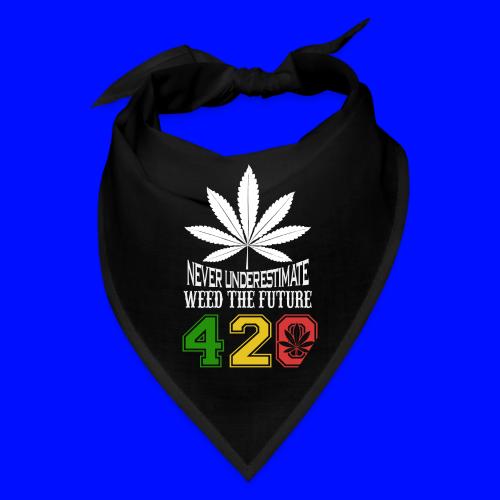 Chuckling 420 Future of Herb Weed Marijuana Design - Bandana