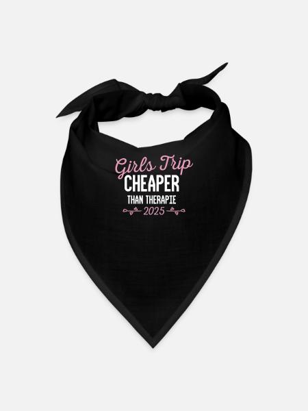 Girls Trip Cheaper Than Therapie - Bandana - black