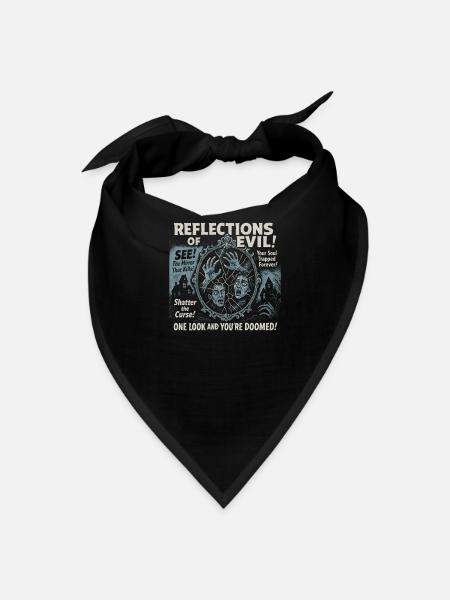 Reflections Of Evil Mirror Movie Poster Halloween - Bandana - black - Front