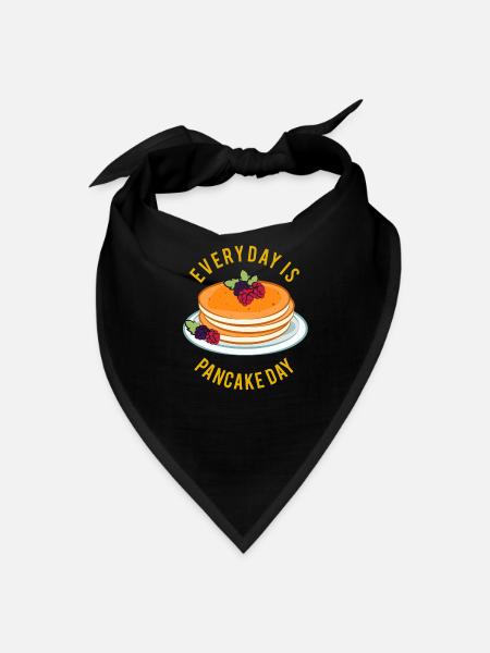 Everyday Is Pancake Day Stack - Bandana - black