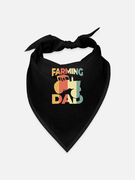 Farming Father - Bandana - black - Front