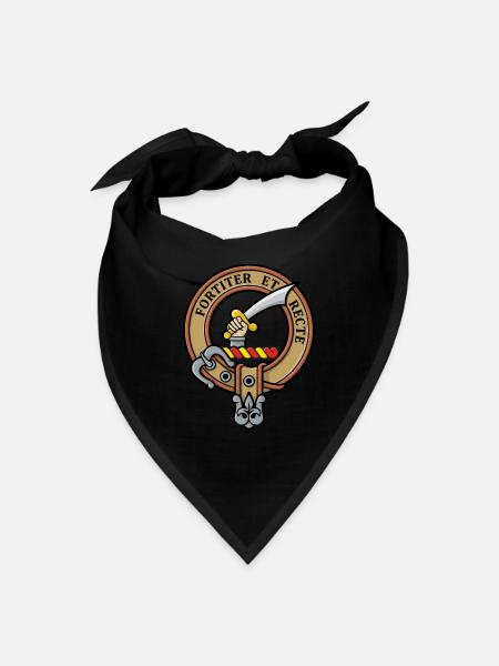 Clan Elliot Crest - Bandana - black - Front