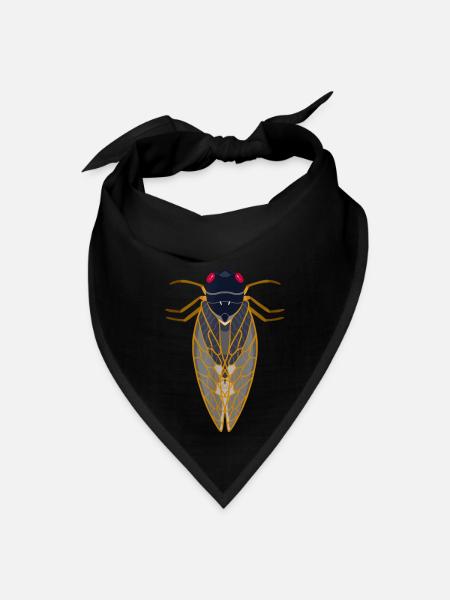 Cicada Lover Fest 2024 - Bandana - black - Front