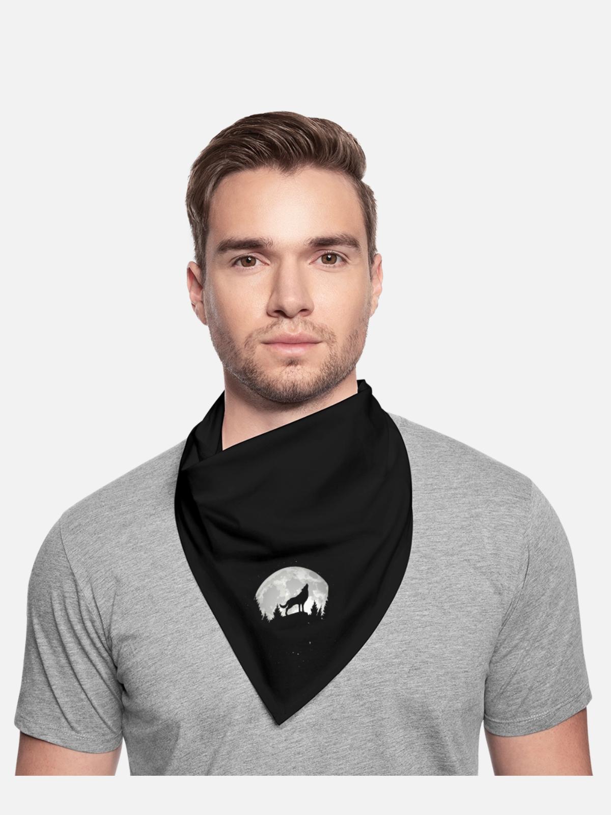 Howling Wolf - Bandana - black - Front - TBD (187cm)