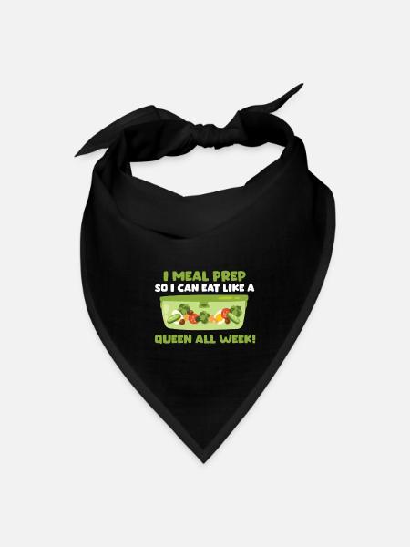 Great Meal Prep Shirt - Bandana - black - Front