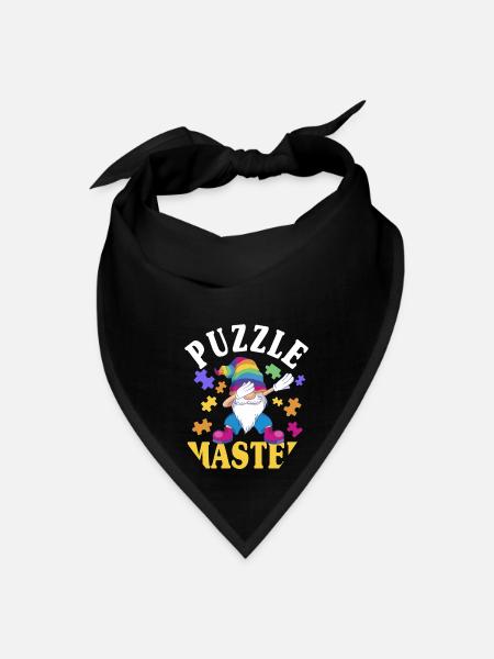 Puzzle Master - Bandana - black - Front