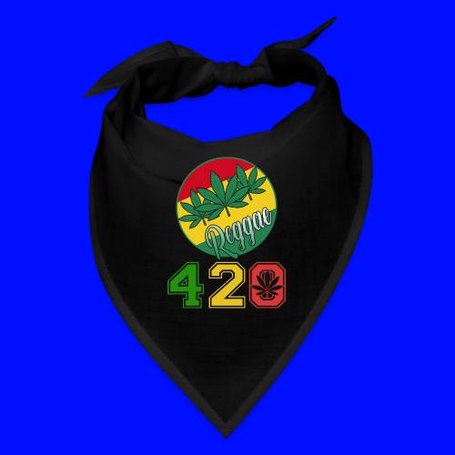 Lively 420 Reggae Ganja Weed Marijuana Design - Bandana