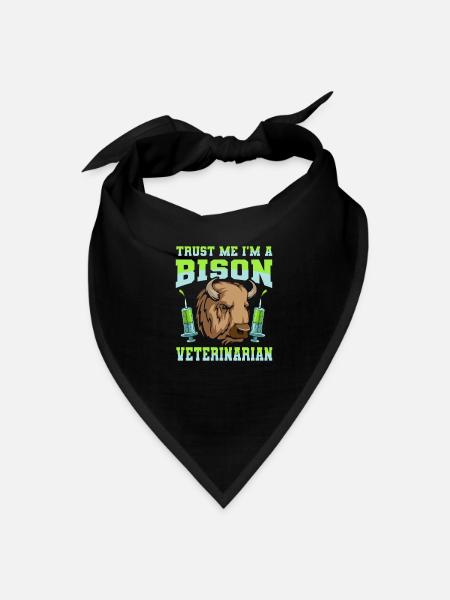 Bison American Bison - Bandana - black - Front