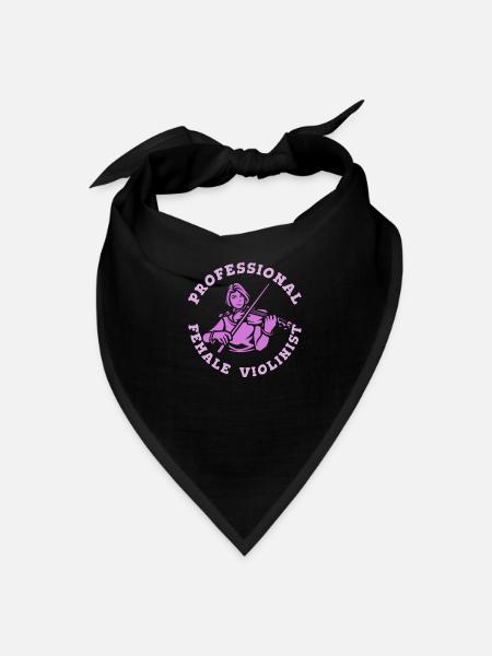 Violin Violinist - Bandana - black - Front