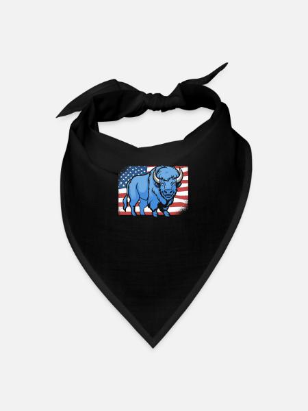 Bison American Bison - Bandana - black - Front