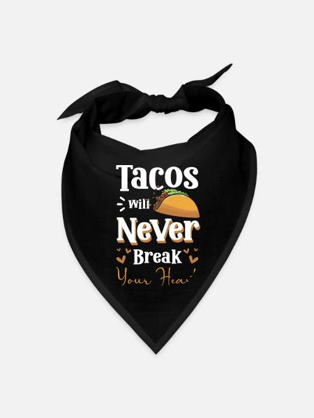 Taco Hunger Hispanic Fiesta - Bandana - black - Front