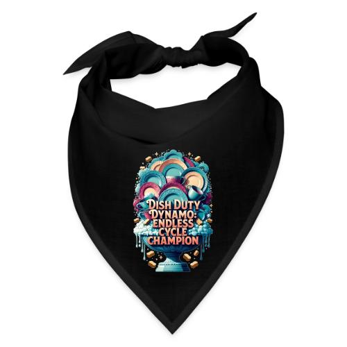 Dish Duty Dynamo T Shirt, Endless Cycle Champion - Bandana