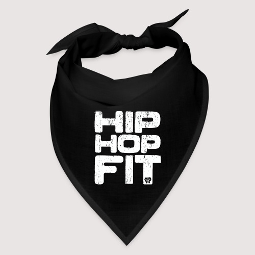 Hip-Hop Fit Logo (White distressed) - Bandana