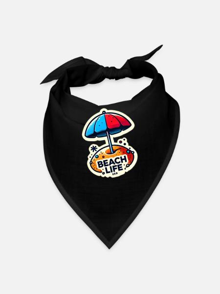 Beach life - Bandana - black