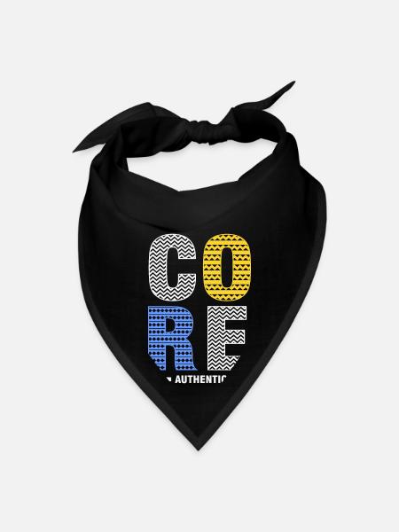 core essential - Bandana - black - Front
