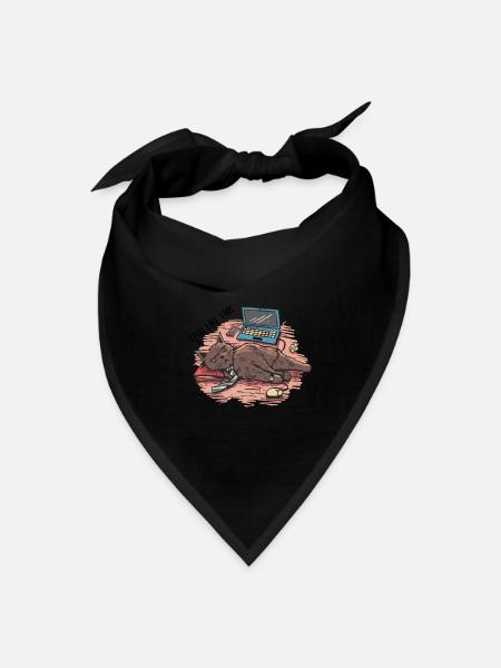 It's Fine I'm Fine Everything Is Fine Chubby - Bandana - black - Front