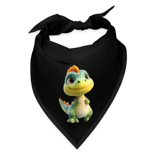 Playful 3D Baby Dinosaur - Bandana