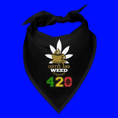 2024 420 Coffee & Smoke Weed Marijuana Design - Bandana