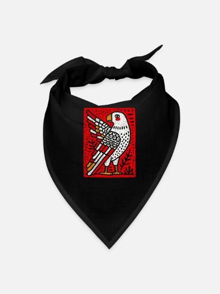 Crimson Eagle Totem - Animal Spirit - Bandana - black
