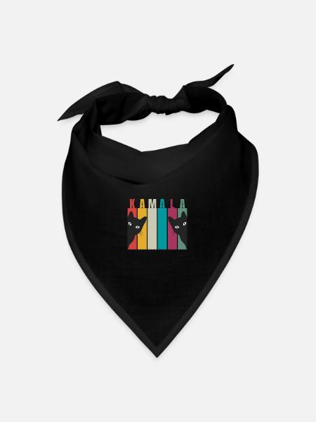 Kamala 2024 Cats For Kamala - Bandana - black - Front