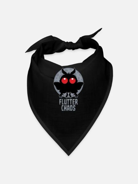 Flutter Chaos Mothman Cryptic Legend - Bandana - black - Front