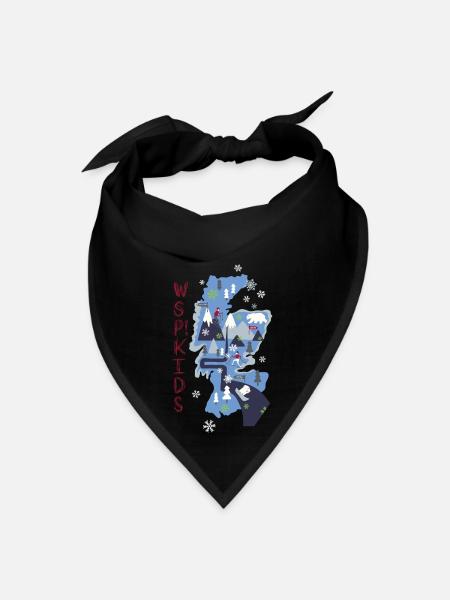 KIDS ZONE - Bandana - black - Front