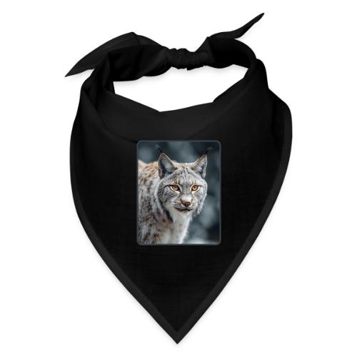 Lynx Portrait Piercing Eyes Design - Bandana