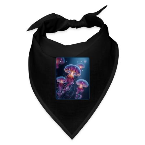 Glowing Jellyfish Deep Sea Design - Bandana