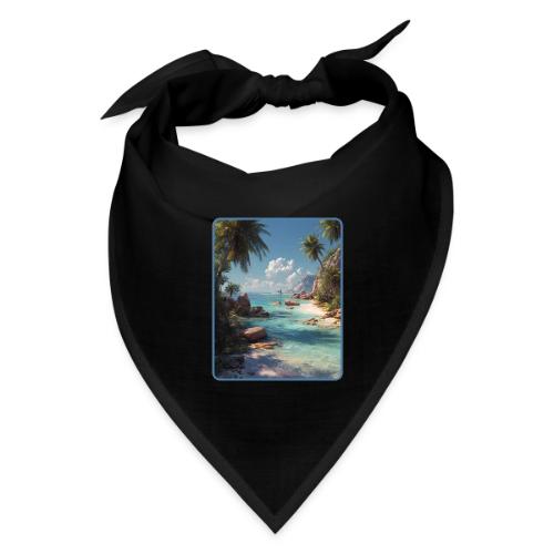 Tropical Island Paradise Ocean Design - Bandana