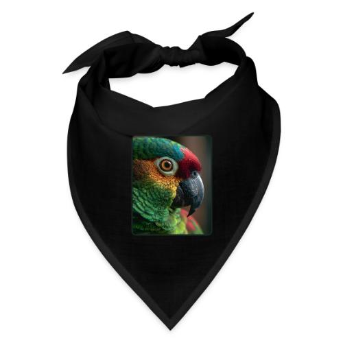 Colorful Parrot Close-Up Design - Bandana