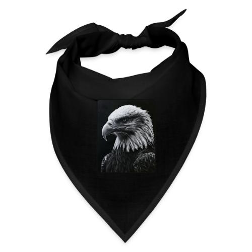 Black White Bald Eagle Design - Bandana