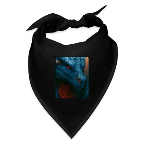 Turquoise Dragon Fire Eye Design - Bandana