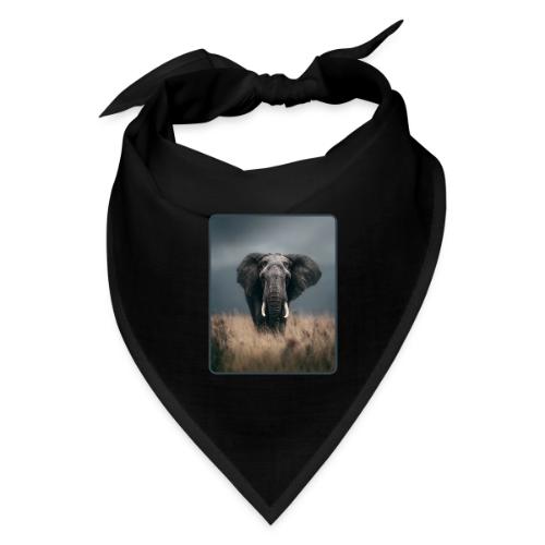 Majestic African Elephant Portrait Design - Bandana