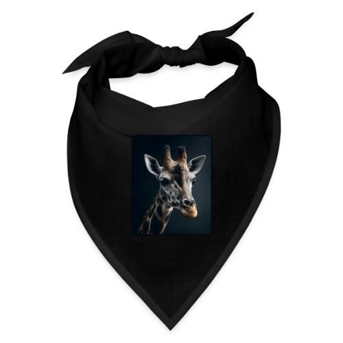 Majestic Giraffe Artistic Portrait Design - Bandana