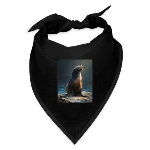 Fur Seal Artistic Shore Portrait Design - Bandana