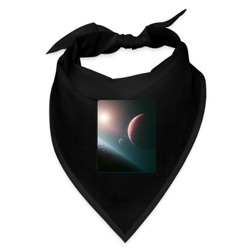 Deep Space Planet Horizon Art - Bandana