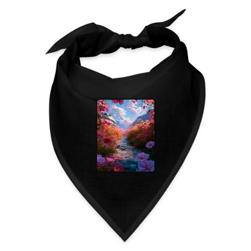 Dreamy Cosmos Valley Landscape Art - Bandana